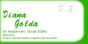 diana golda business card