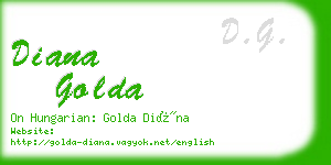 diana golda business card